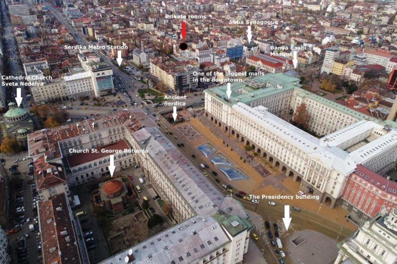 Best Private Rooms In The Center Sofia Exterior photo